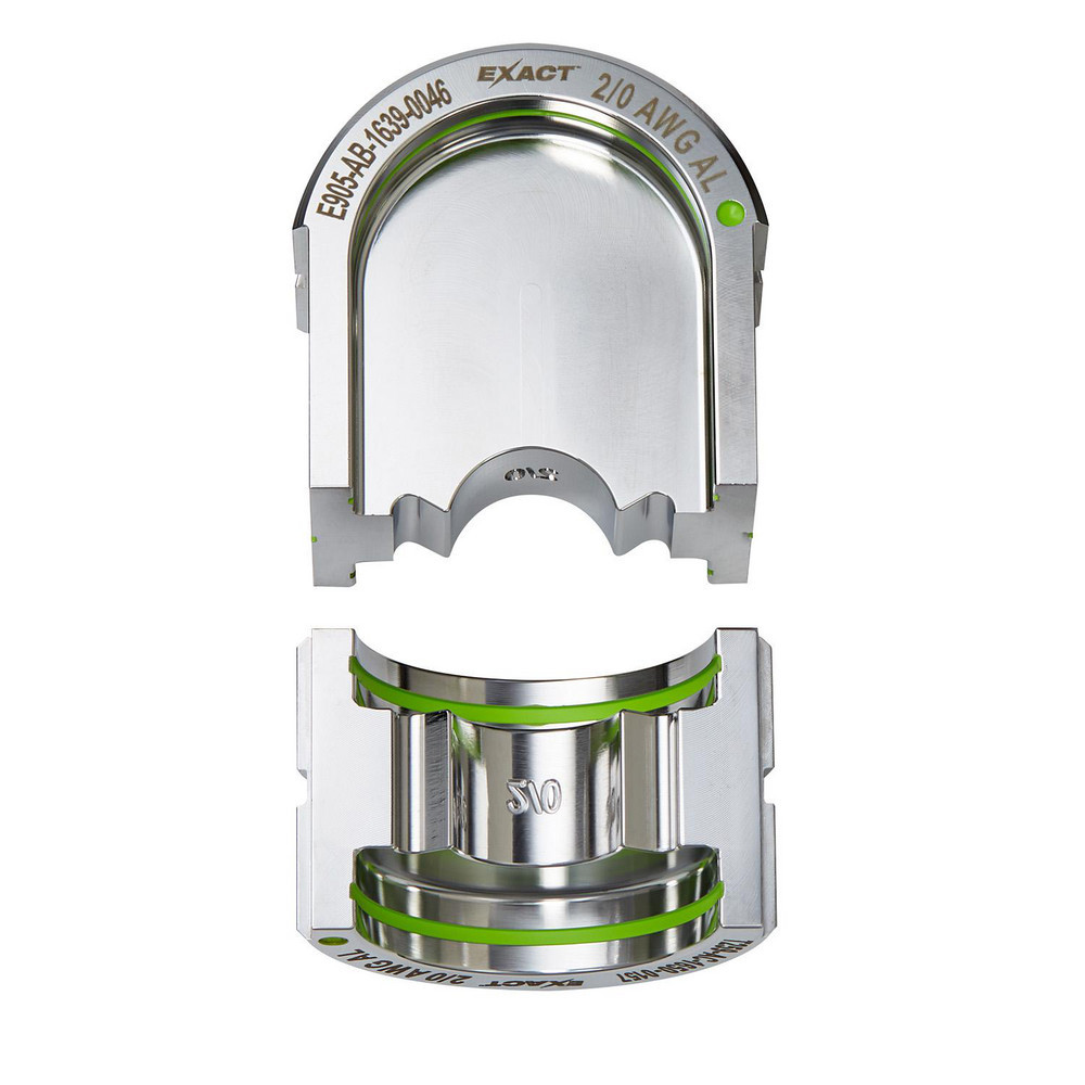 Crimper Dies; Tool Type: U-Style Dies ; Size: 2/0 AWG ; Color: Silver ; For Use With: Mfr. No. 2779-22 ; Type: U-Style Dies ; UNSPSC Code: 27112820